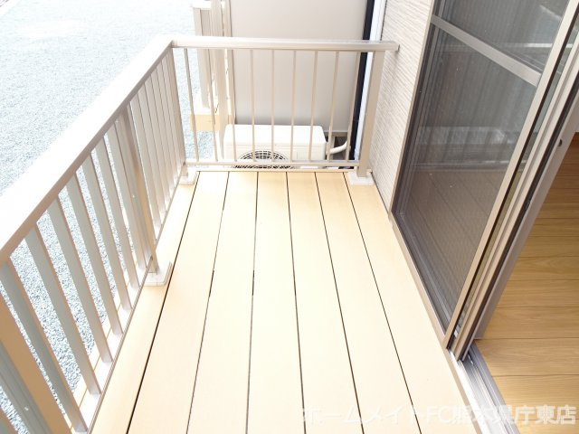 上益城郡益城町大字惣領のテラスのバルコニー