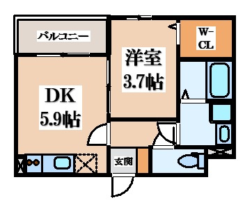 【間取り】 | コスモクレスト荒本