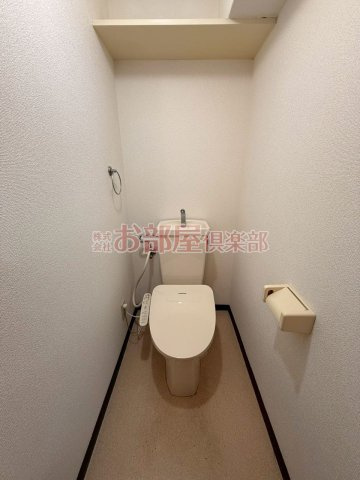 レジデンス高屋敷のトイレ|シンプルで使いやすいトイレです