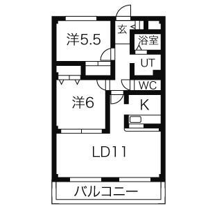 プレジール・マ・メゾンの間取り
