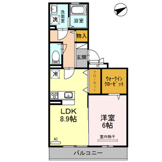 【間取り】 | プラージュ　ｓａｋｉｇａｋｅ
