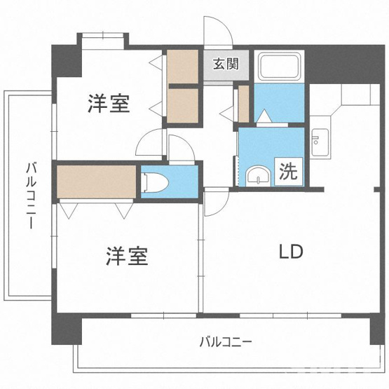 【間取り】 | ルグラン服部