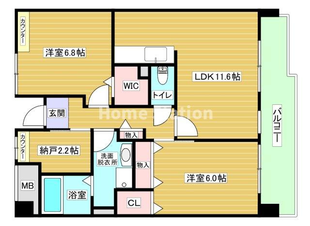 【間取り】 | ラフィーネフォレスタ