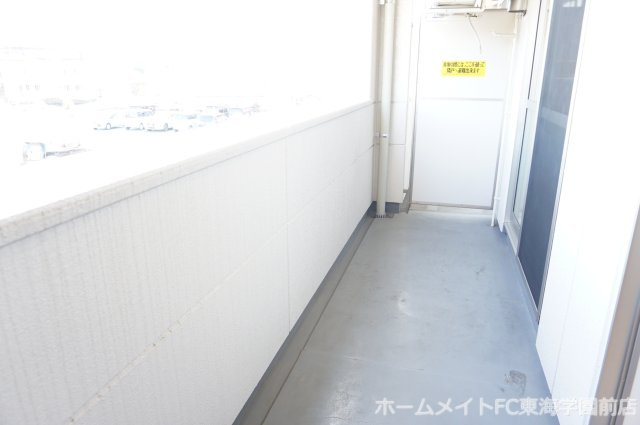 菊池郡菊陽町花立３丁目の賃貸マンションのバルコニー