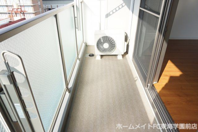 熊本市中央区九品寺３丁目の賃貸マンションのバルコニー