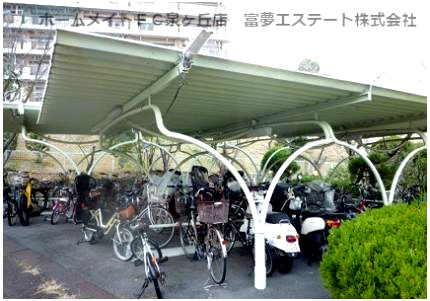 泉北原山台団地4-2棟のその他共用部分|駐輪場