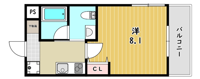 【間取り】 | シエルコート紫野Ⅱ