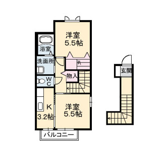 【間取り】 | シャーメゾンMAEDA A棟