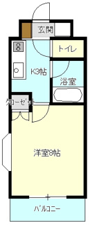 【間取り】 | ロイヤル山口Ⅲ | 反転タイプ