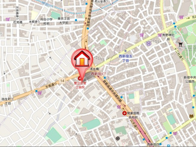 【地図】 | グランエッグス西新宿 | コムハウジングにおまかせください！０３－３３７６－４６９４