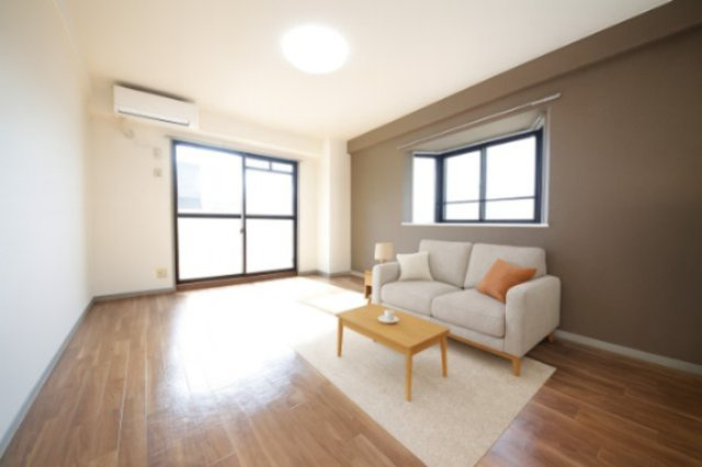 セントラル青山の居間・リビング