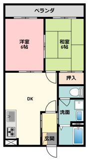 【間取り】 | ロイヤルタウン成松