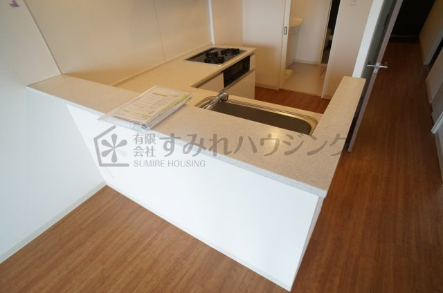 AMENITYCOURT K I　A棟のキッチン