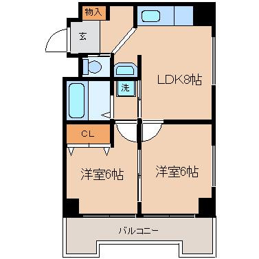 【間取り】 | シティコート東扇町