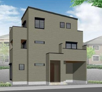 【外観パース】 | 神戸市垂水区高丸4丁目　新築戸建
