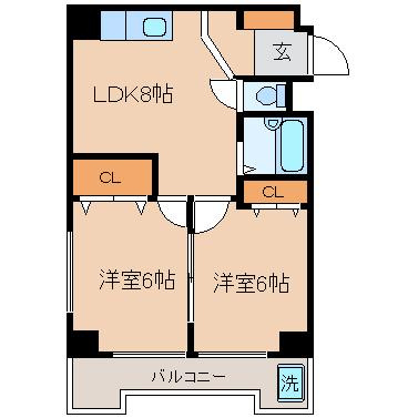 【間取り】 | シティコート東扇町