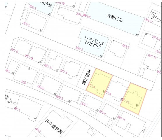 東櫛原町中古戸建2棟の地図