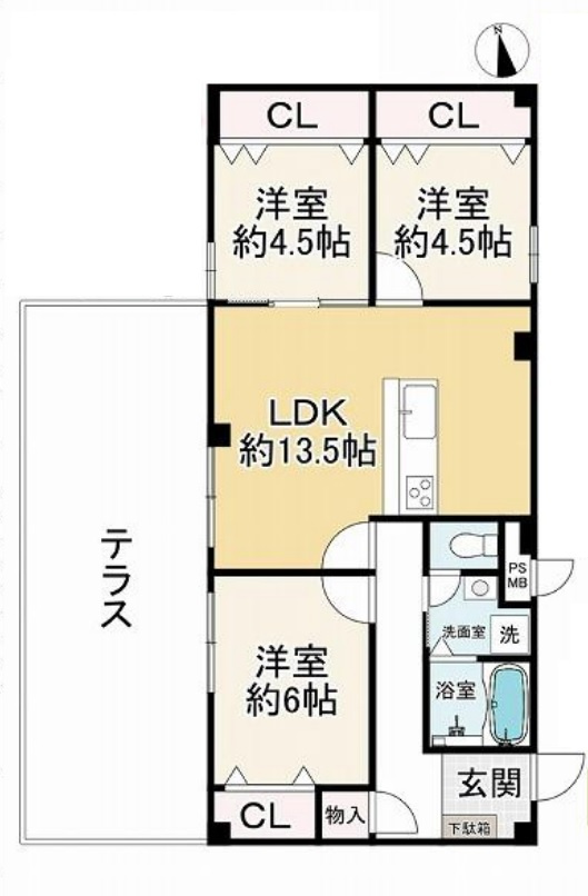 平成28年改装済み◆緑地公園リッツハウス◆駅チカ！の画像