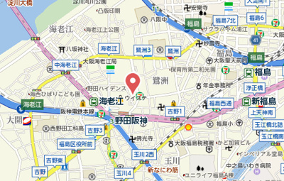 【地図】 | シナジーコート野田阪神