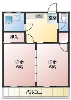 【間取り】 | 松の上アパート