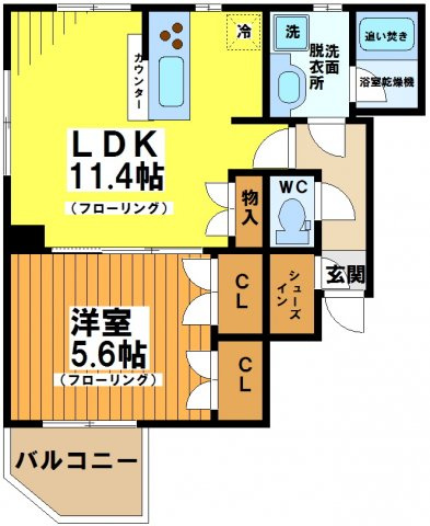 【間取り】 | ファレール笹塚