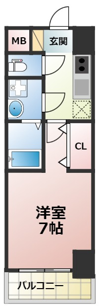 S-RESIDENCE高井田Centralの間取り