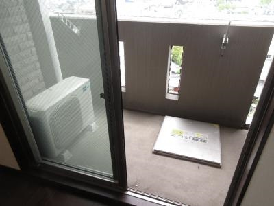 ベラジオ四条大宮のバルコニー