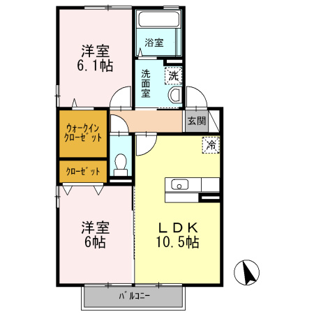 【間取り】 | フロラシオン　西館