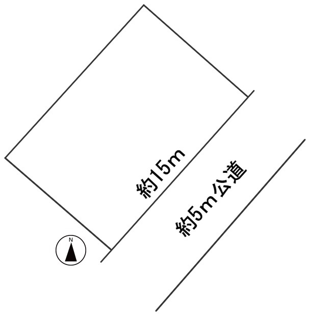 ５７０７２　岐阜市日野東土地の区画図