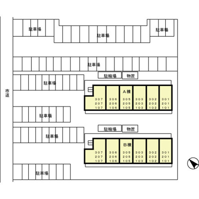 【区画図】 | Ｂｌａｎｃ　Ｖｉｌｌａｇｅ　A