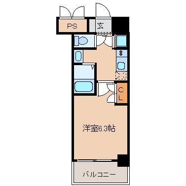 【間取り】 | ジュネーゼグラン東梅田