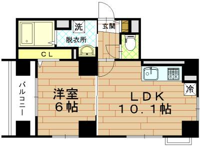 キャピタルライフ御所南の間取り
