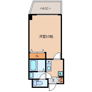 【間取り】 | シャトー西天満