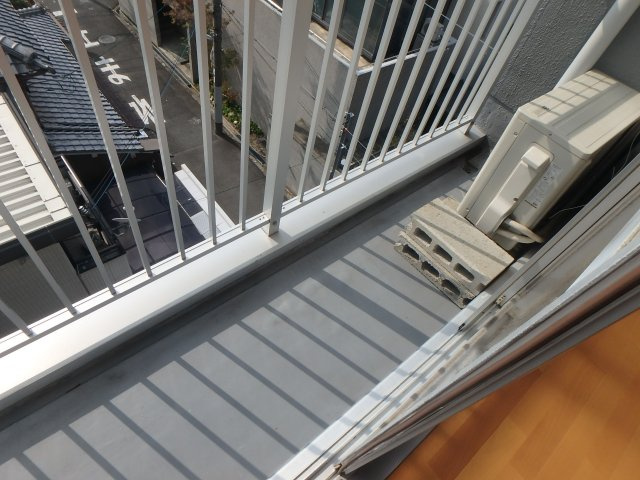 コーポ静のバルコニー