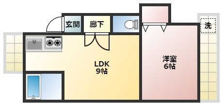 コーポ静の間取り