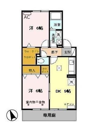 プレミール ボヌール　Ｂの間取り