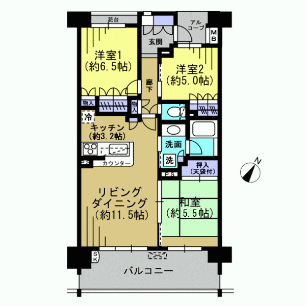 藤和シティホームズ多摩落合の画像