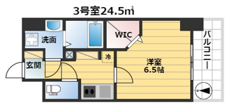 【間取り】 | La Douceur谷町旧ミラージュパレス谷町ブライト