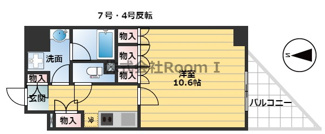 【間取り】 | ビエラコート内久宝寺　旧ルクレ内久宝寺