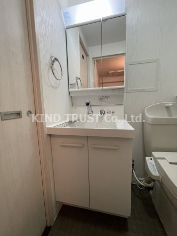 マティエール東梅田の洗面所|忙しい朝には欠かせない洗面所です