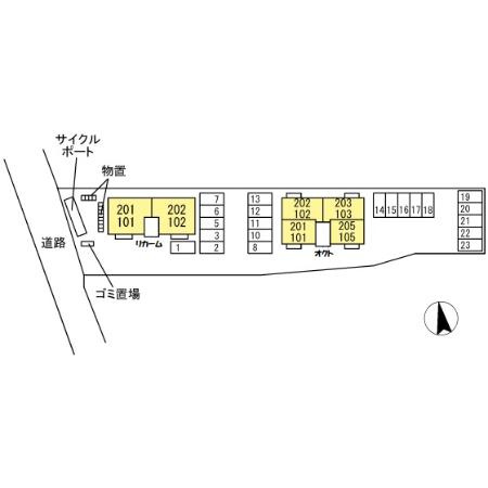 オクトの区画図