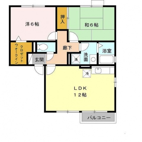 ボナールBの間取り