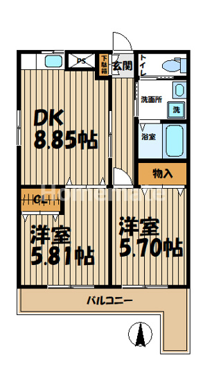 【間取り】 | サンヒルズ港南台