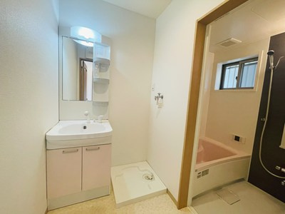 リッツアベニューの洗面所|ゆったりとスペースのある洗面所