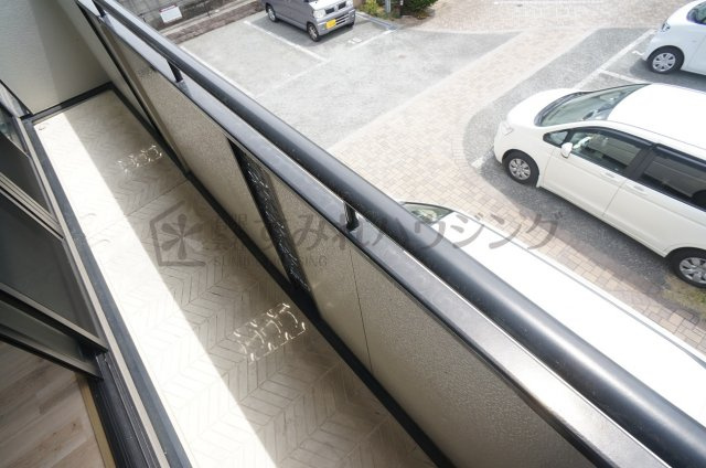 グランパルク向井のバルコニー