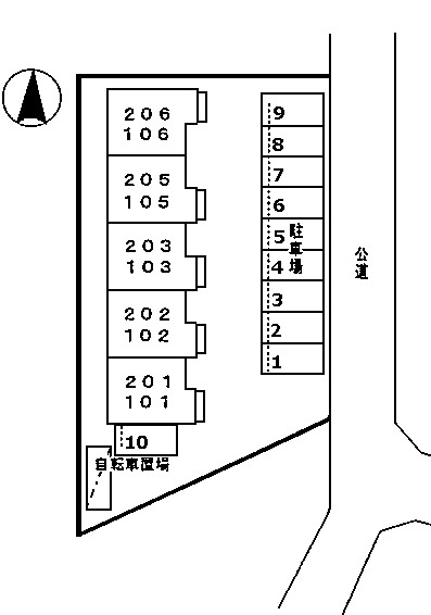 ボーエトワールの区画図
