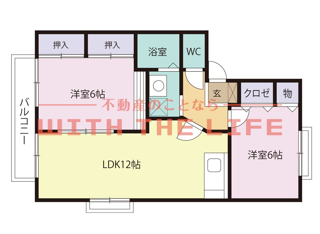 フリーデン安居野G棟【キャッシュバック対象物件】の間取り