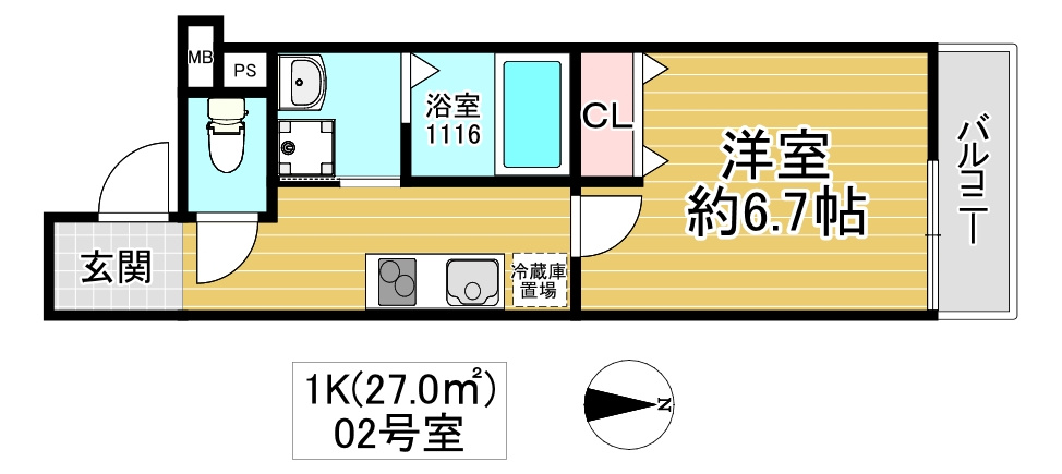 フジパレス今津南の間取り