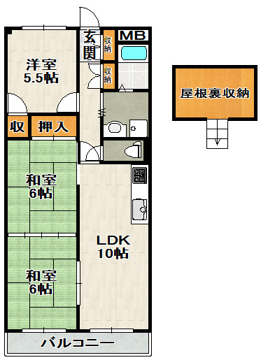 赤崎ビルの間取り