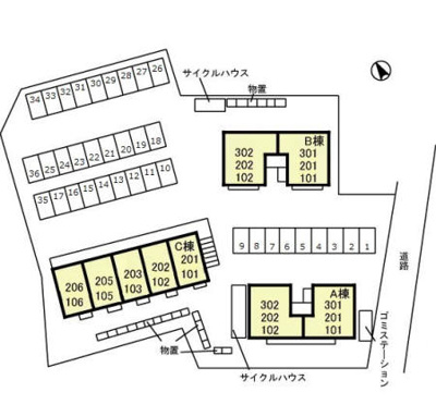 【区画図】 | ロイヤルレジデンス C